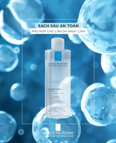 Nước Tẩy Trang La Roche-Posay Dành Cho Da Nhạy Cảm  Micellar Water Ultra Sensitive Skin 400ml (3337872411595)
